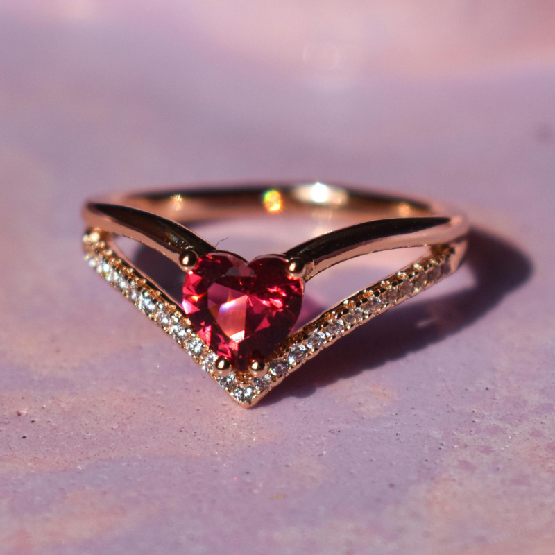 Rose Gold Ring Stack Set