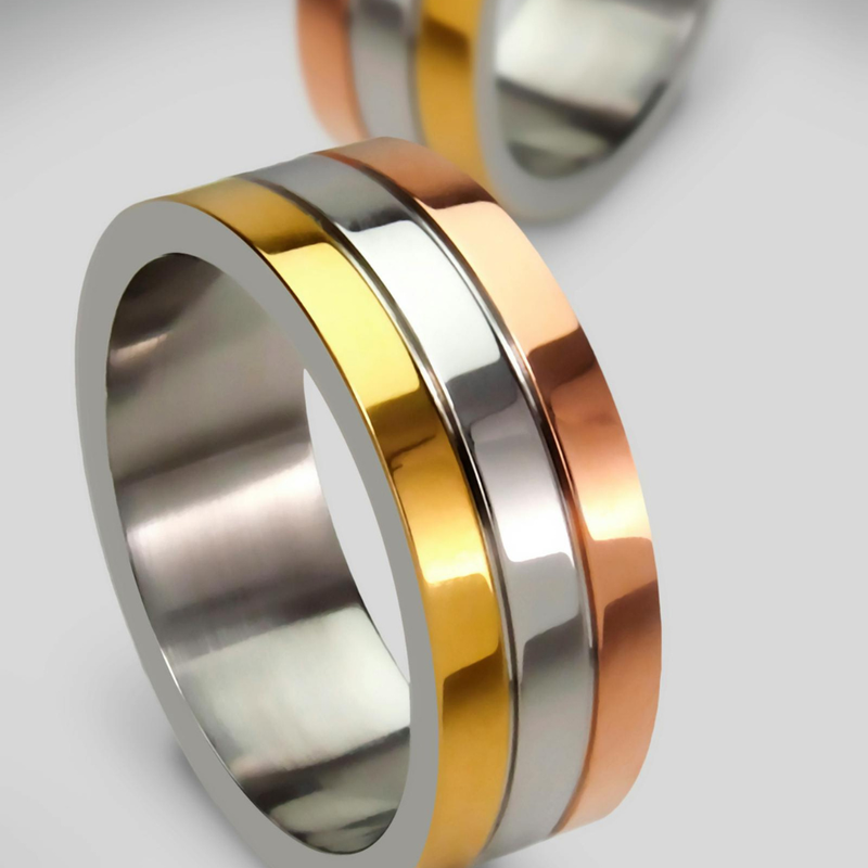 Platinum Matching Couple Rings