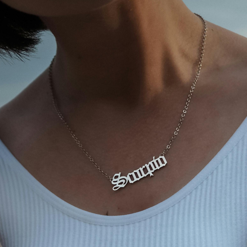 Personalized Name Necklace Jewelry